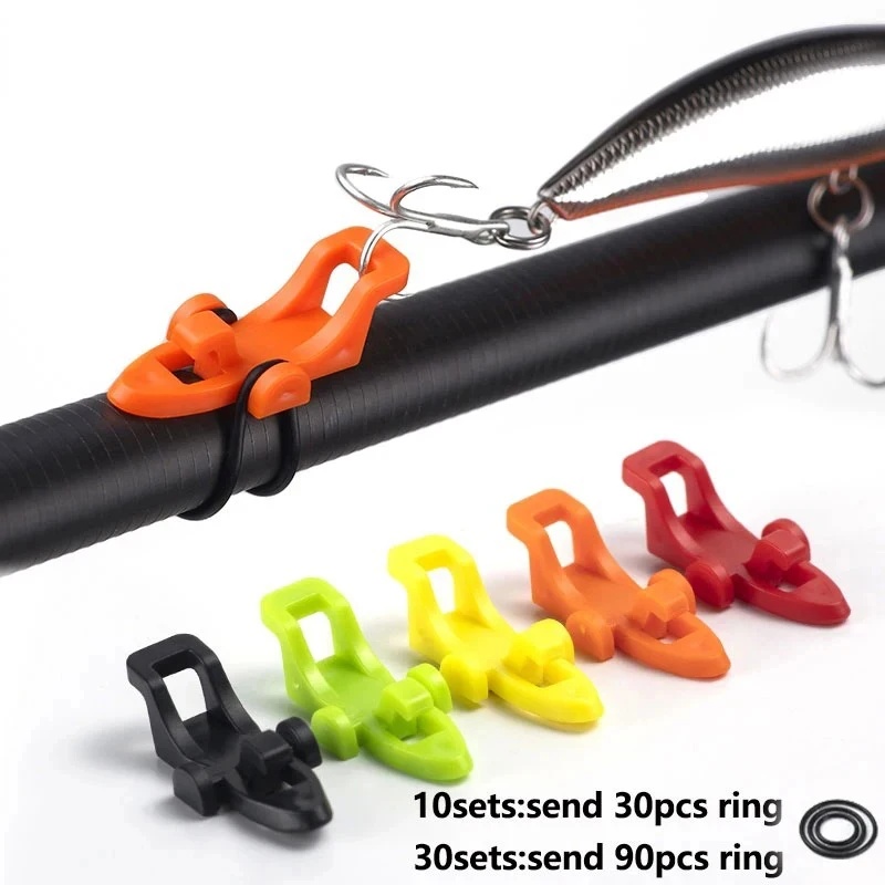 Fishing Hook Jig - 10-20 sets Hengelhakenhouder Aashouder Lokkeraccessoires Jig