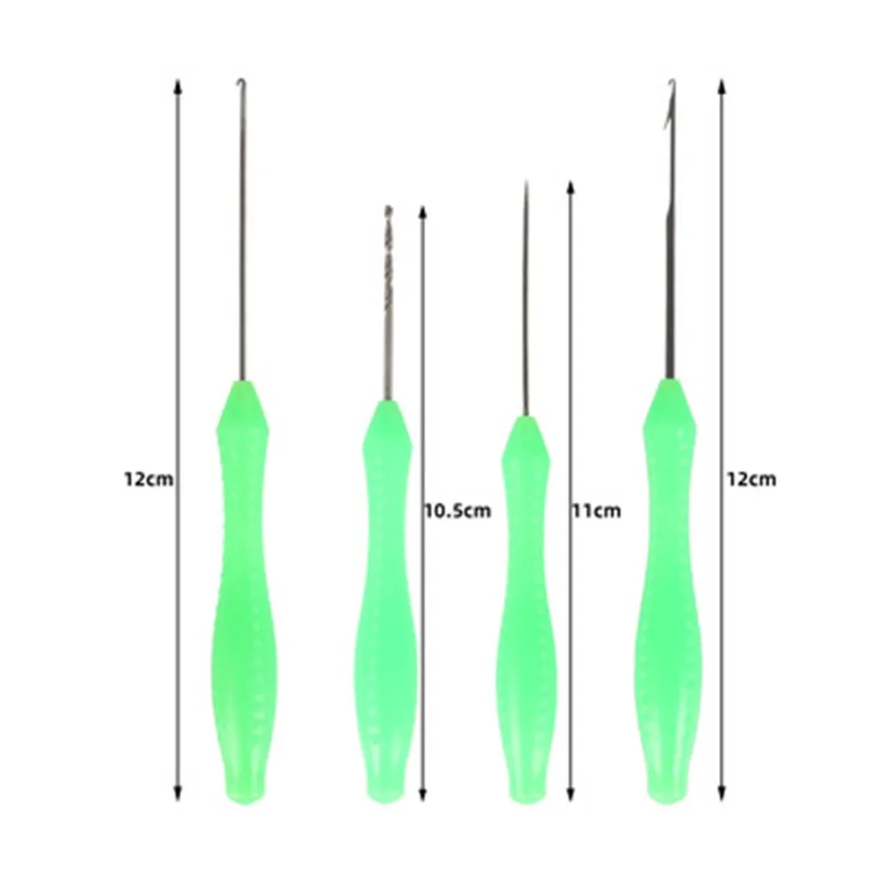 Fishing Hook Stainless Steel - 2/3/4 Stuks Baiting Naald Set Haak