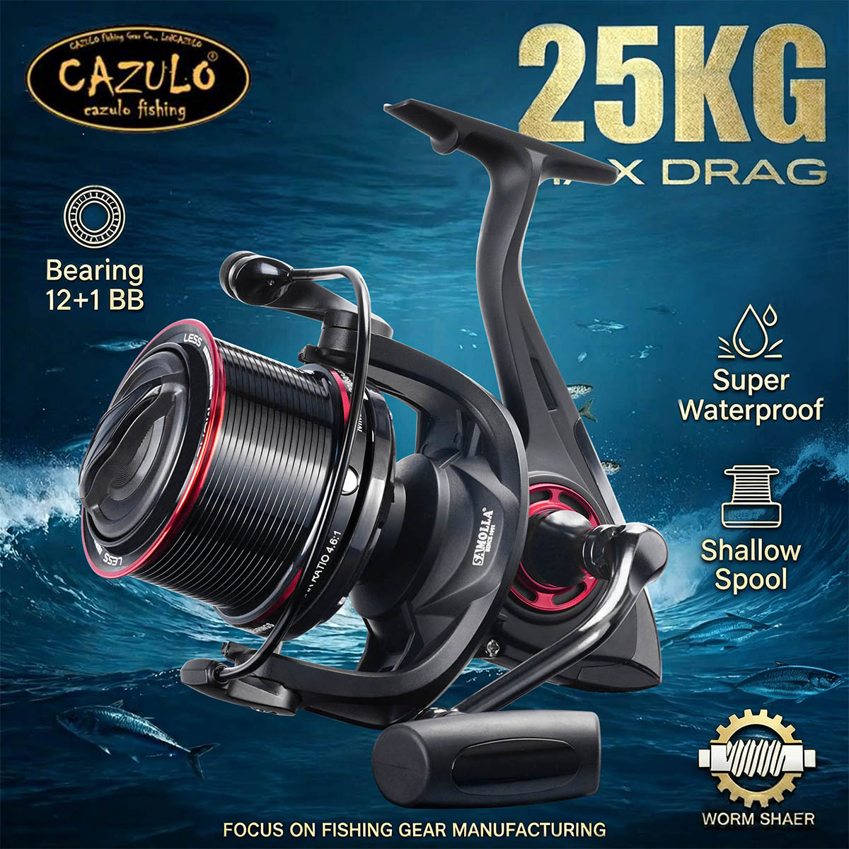 CAZULO Long Cast Spinning Reel - Daiwa Reel Bg recensie en prijs